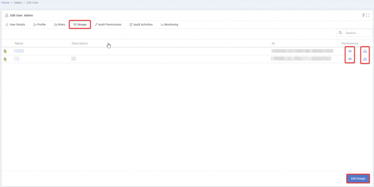 Groups – Visual Guard