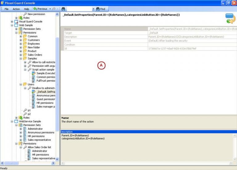 Viewing Details – Visual Guard
