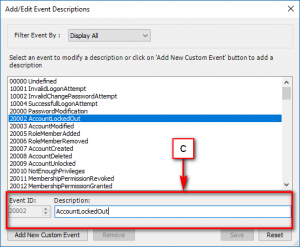 Edit Event – Visual Guard