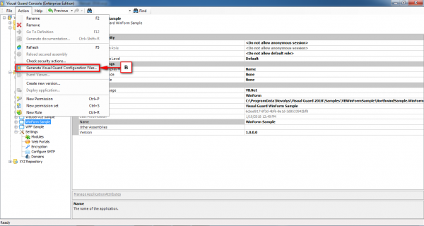 Visual Guard Configuration Files – Visual Guard